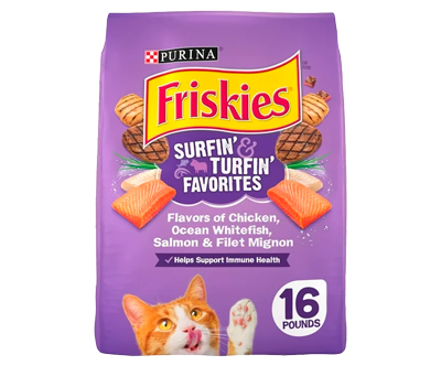 غذای خشک گربه Purina Friskies برای گربه ها